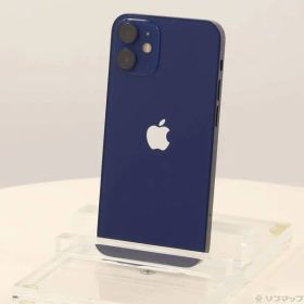 〔中古品〕 iPhone12 mini 64GB ブルー MGAP3J／A SIMフリー【196】