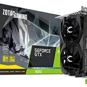 【中古】 ZOTAC Gaming GeForce GTX 1660 6GB GDDR5 192ビットゲームグラフィックカード 超コンパクト ZT-T16600F-10L