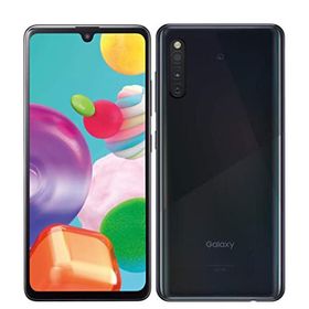 【中古】 SCV48 Galaxy A41 ブラック scv48bk7mtm