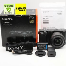 【極上品】SONY α6400 パワーズームレンズキット