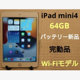 完動品iPad mini4(A1538)本体64GBシルバー送料込HGHKG