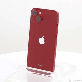 〔中古〕Apple(アップル) iPhone13 128GB プロダクトレッド MLNF3J／A SIMフリー〔371-ud〕