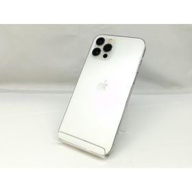 【中古】Apple SoftBank 【SIMロック解除済み】 iPhone 12 Pro 256GB シルバー MGMA3J/A【札幌】保証期間１週間【ランクC】