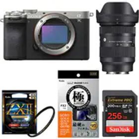 【安心セット 256GB】 [ソニー ILCE-7CM2 シルバー + メモリー + フィルターセット]