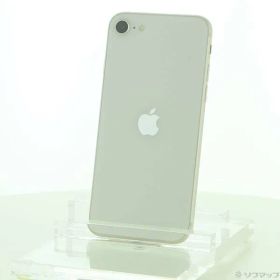 〔中古品〕 iPhone SE 第3世代 64GB スターライト MMYD3J／A SIMフリー【258】