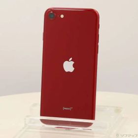 〔中古品〕 iPhone SE 第3世代 64GB プロダクトレッド MMYE3J／A SIMフリー【295】