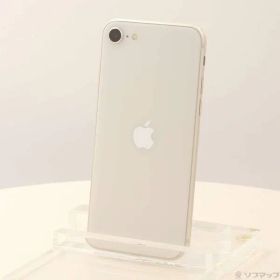 〔中古品〕 iPhone SE 第3世代 64GB スターライト MMYD3J／A SIMフリー【198】