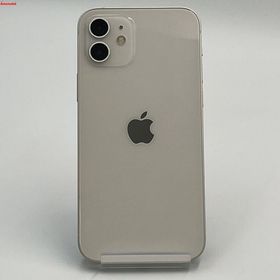 爆速発送iPhone12 64GB ホワイト MGHP3J/A SIMフリーau 訳あり品