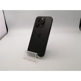 【中古】Apple SoftBank 【SIMフリー】 iPhone 15 Pro 128GB ブラックチタニウム MTU73J/A【鹿児島中町】保証期間１ヶ月【ランクB】