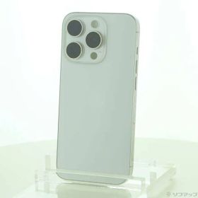 〔中古品〕 iPhone15 Pro 128GB ホワイトチタニウム MTU83J／A SIMフリー【269】