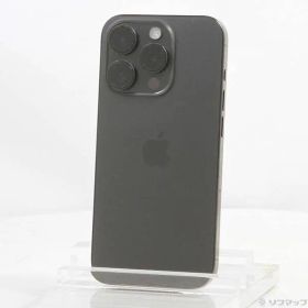 〔中古品〕 iPhone15 Pro 256GB ブラックチタニウム MTUC3J／A SIMフリー【305】