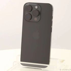 〔中古品〕 iPhone15 Pro 256GB ブラックチタニウム MTUC3J／A SIMフリー【258】