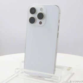 〔中古品〕 iPhone15 Pro 256GB ホワイトチタニウム MTUD3J／A SIMフリー【377】