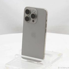 〔中古品〕 iPhone15 Pro 256GB ナチュラルチタニウム MTUF3J／A SIMフリー【344】