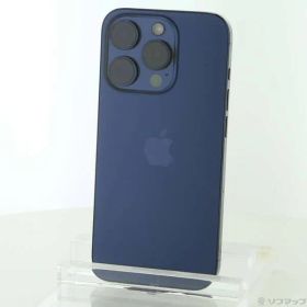〔中古品〕 iPhone15 Pro 256GB ブルーチタニウム MTUG3J／A SIMフリー【258】