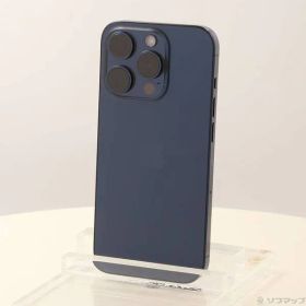 〔中古品〕 iPhone15 Pro 512GB ブルーチタニウム MTUL3J／A SIMフリー【251】