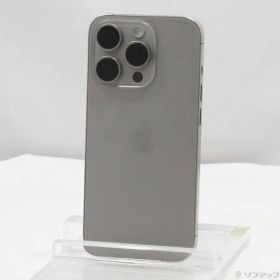 〔中古品〕 iPhone15 Pro 1TB ナチュラルチタニウム MTUT3J／A SIMフリー【262】