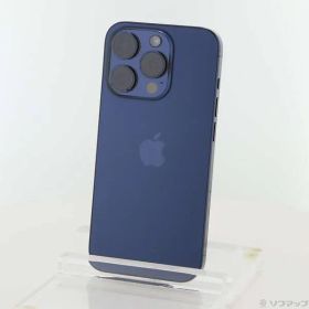 〔中古品〕 iPhone15 Pro 128GB ブルーチタニウム MTUA3J／A SIMフリー【377】