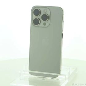 〔中古品〕 iPhone15 Pro 128GB ナチュラルチタニウム MTU93J／A SIMフリー【368】
