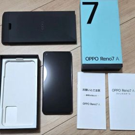 【美品】OPPO Reno7 A 128GB ブラック 本体 SIMフリー