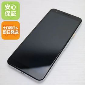 美品 docomo Google Pixel 3a クリアリーホワイト スマホ 本体 白ロム 土日祝発送OK 07000 SIMロック解除済み