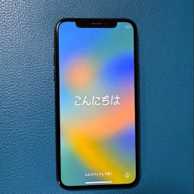 Apple iPhone X ブラック ケース付き