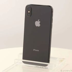 〔中古品〕 iPhoneX 64GB スペースグレイ MQAX2J／A SoftBank【247】