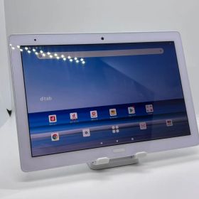 「ジャンク品」docomo dtab d-41A ホワイト 64GB 【管理番号：N12131727】