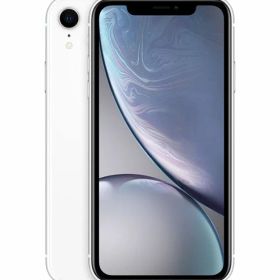 【中古】【安心保証】 iPhoneXR[128GB] au ホワイト