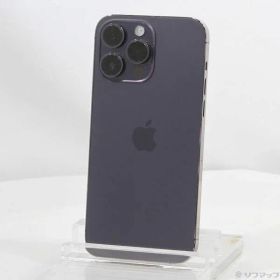 〔中古品〕 iPhone14 Pro Max 256GB ディープパープル MQ9E3J／A SIMフリー【344】