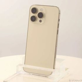 〔中古品〕 iPhone14 Pro Max 256GB ゴールド MQ9D3J／A SIMフリー【349】