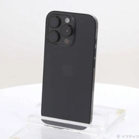 〔中古品〕 iPhone16 Pro 128GB ブラックチタニウム MYMV3J／A SIMフリー【297】