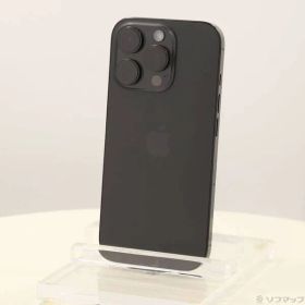 〔中古品〕 iPhone16 Pro 256GB ブラックチタニウム MYN03J／A SIMフリー【262】