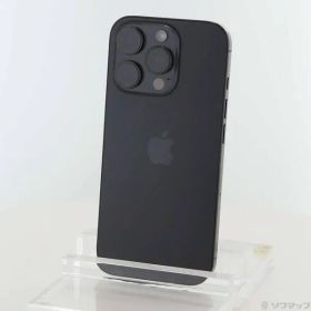 〔中古品〕 iPhone16 Pro 256GB ブラックチタニウム MYN03J／A SIMフリー【348】