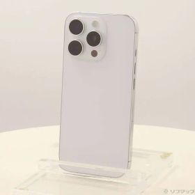 〔中古品〕 iPhone16 Pro 256GB ホワイトチタニウム MYN13J／A SIMフリー【258】