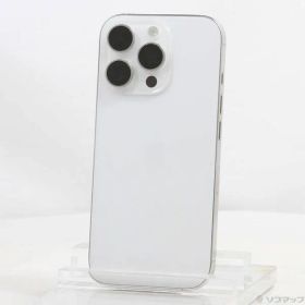 〔中古品〕 iPhone16 Pro 256GB ホワイトチタニウム MYN13J／A SIMフリー【262】