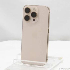 〔中古品〕 iPhone16 Pro 256GB デザートチタニウム MYN23J／A SIMフリー【349】