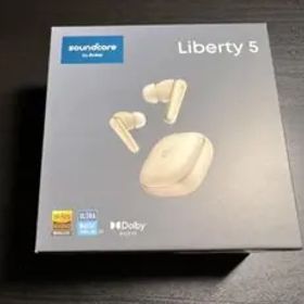 soundcore Liberty 5 ワイヤレスイヤホン シャンパンゴールド