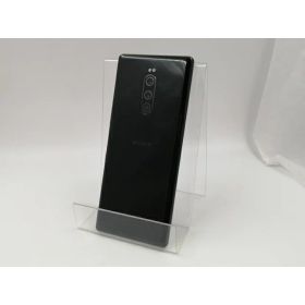 【中古】SONY docomo 【SIMロック解除済み】 Xperia 1 SO-03L Black【千葉】保証期間1ヶ月【ランクB】