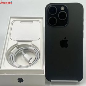 iPhone15 Pro 256GB ブラックチタニウム MTUC3J/A SIMフリー 美品