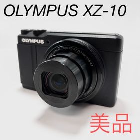 オリンパス(OLYMPUS)の【週末限定値下げ】【美品】OLYMPUS XZ-10 ブラック (コンパクトデジタルカメラ)