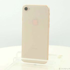 〔中古品〕 iPhone8 64GB ゴールド MQ7A2J／A SIMフリー【247】