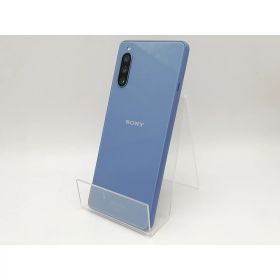 【中古】SONY au 【SIMロック解除済み】 Xperia 10 III ブルー 6GB 128GB SOG04【札幌南2条】保証期間1ヶ月【ランクA】