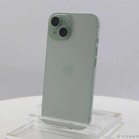 〔中古品〕 iPhone15 256GB グリーン MTMT3J／A SIMフリー【344】