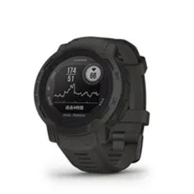 GARMIN(ガーミン) Instinct 2 Dual Power Graphite 直径45mm Suica対応 タフネスアウトドア GPS ウォッチ Android/iOS対応【日本正規品】