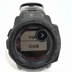 ガーミン(GARMIN) INSTINCT DUAL POWER スマートウォッチ 010-02293-31 グラファイト ブラック 【中古】 JA-19935