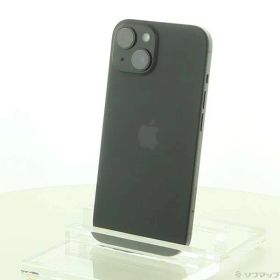〔中古品〕 iPhone15 128GB ブラック MTMH3J／A SIMフリー【258】