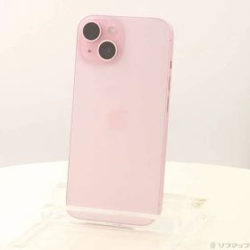〔中古品〕 iPhone15 128GB ピンク MTMJ3J／A SIMフリー【348】
