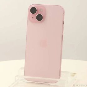 〔中古品〕 iPhone15 128GB ピンク MTMJ3J／A SIMフリー【258】