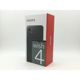 【未使用】【赤ロム保証あり】SHARP SoftBank 【SIMフリー】 AQUOS Wish4 ブラック 4GB 64GB A403SH (法人向けモデル)【神戸】保証期間3ヶ月